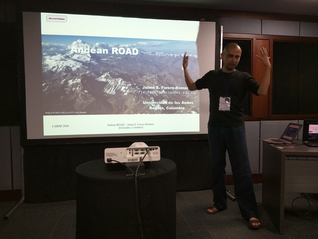 Jaime Ferrero at the Astronomy for Development workshop, LARIM 2016